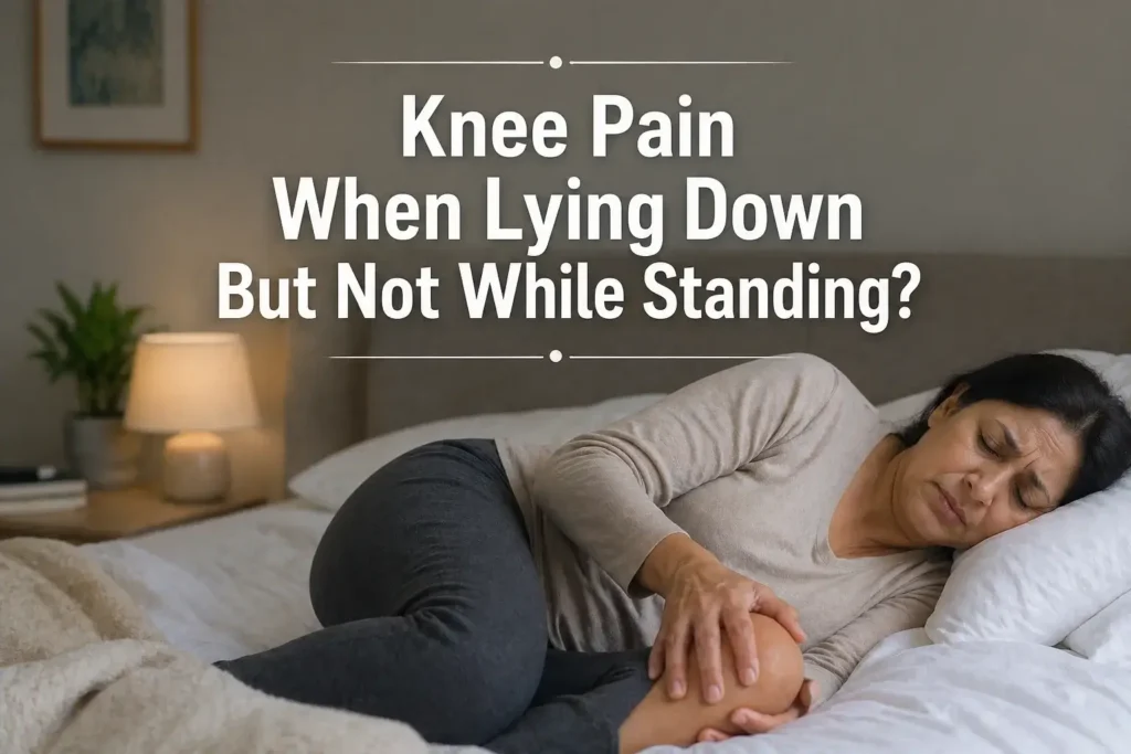 Why Knee Pain When Lying Down But Not Standing - What It Actually Means