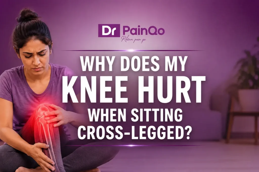 why my knee hurts when sitting cross-legged