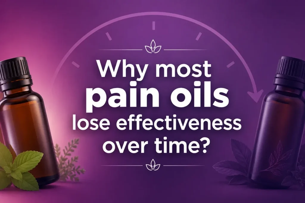 why most pain oils lose effectiveness over time