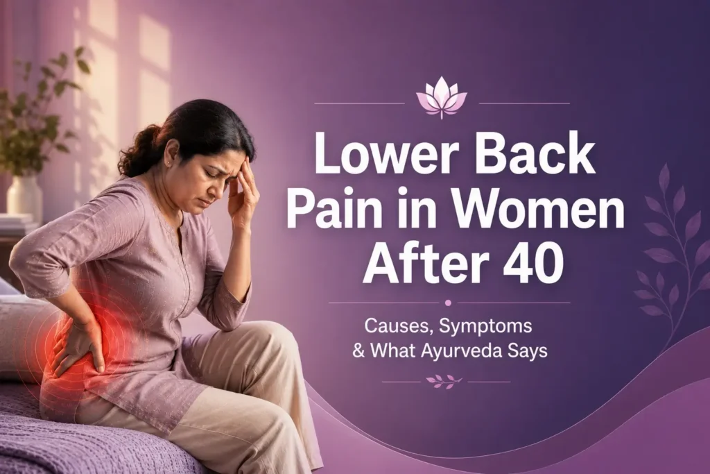 lower back pain in women after 40 causes