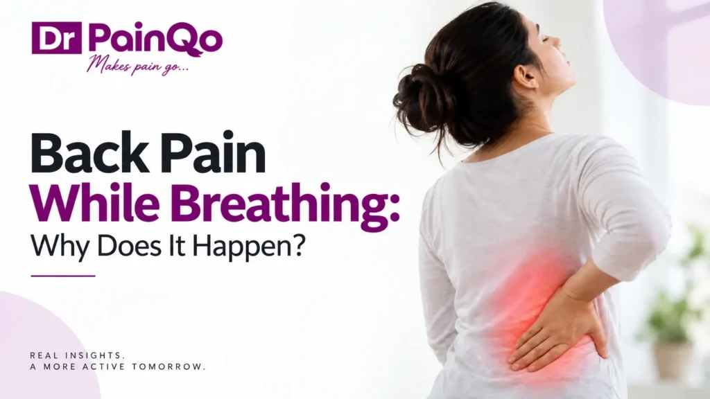 why back pain while breathing