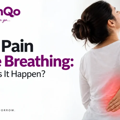 why back pain while breathing