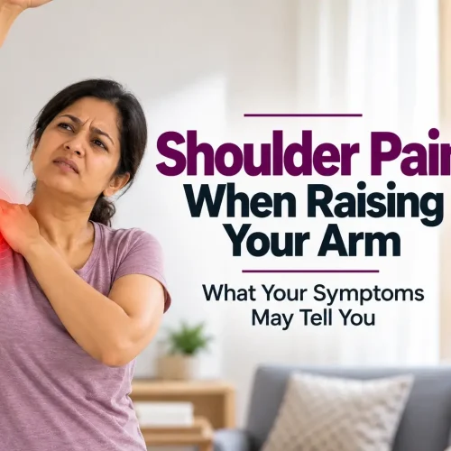 shoulder pain when raising arm